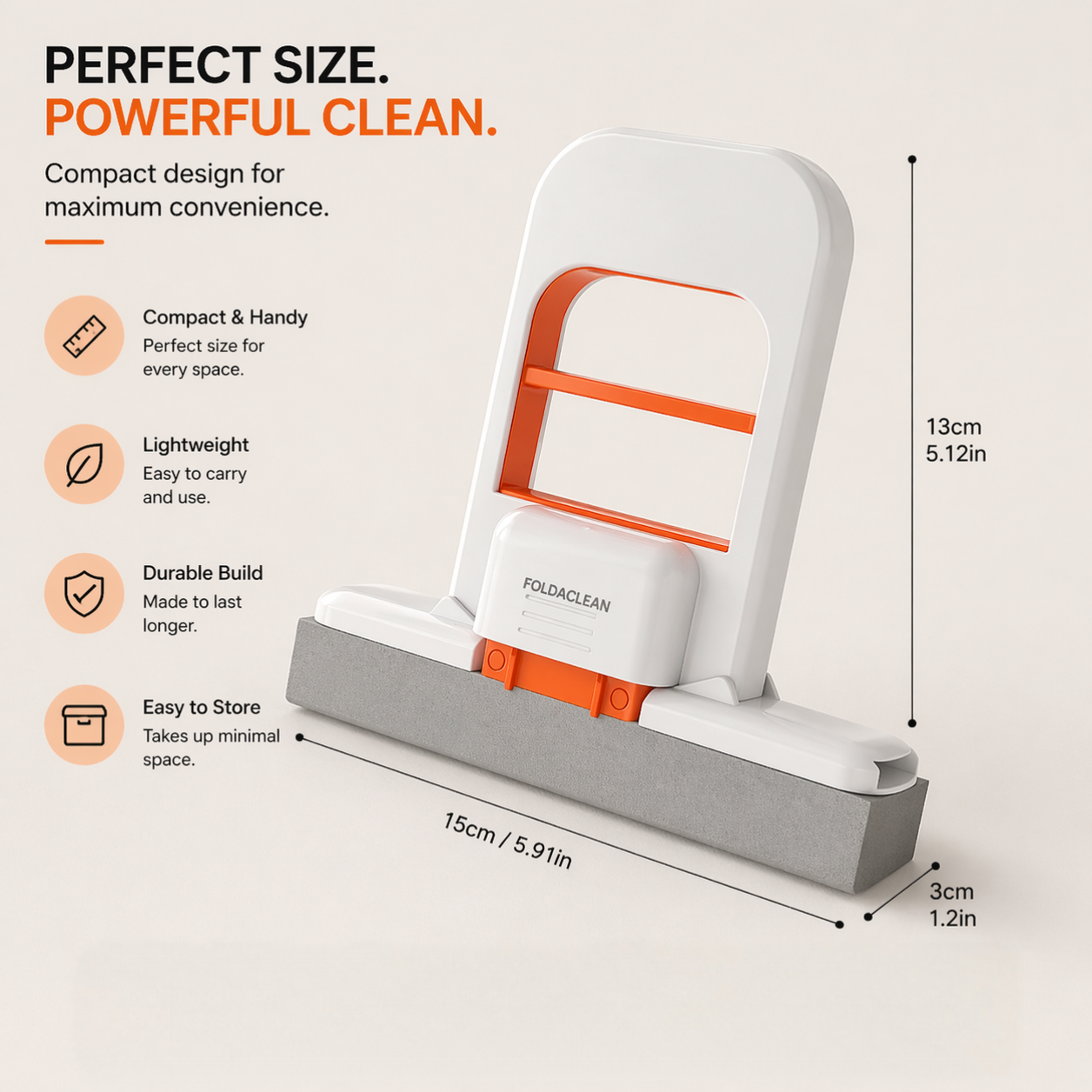 FOLDACLEAN™ - Mini foldable desktop mop