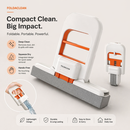FOLDACLEAN™ - Mini foldable desktop mop